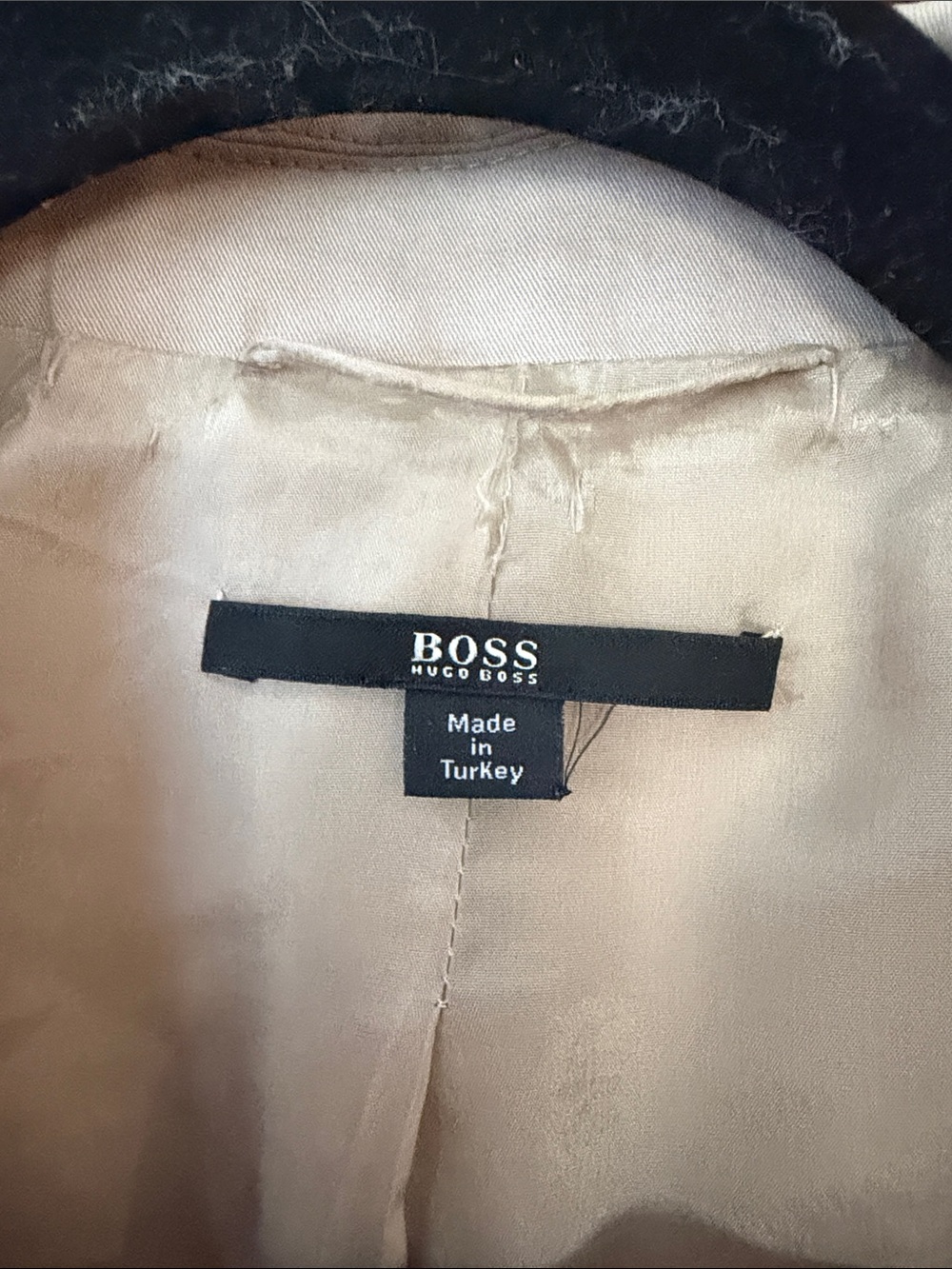 Hugo Boss Black Label on Beige Lining Jacket
